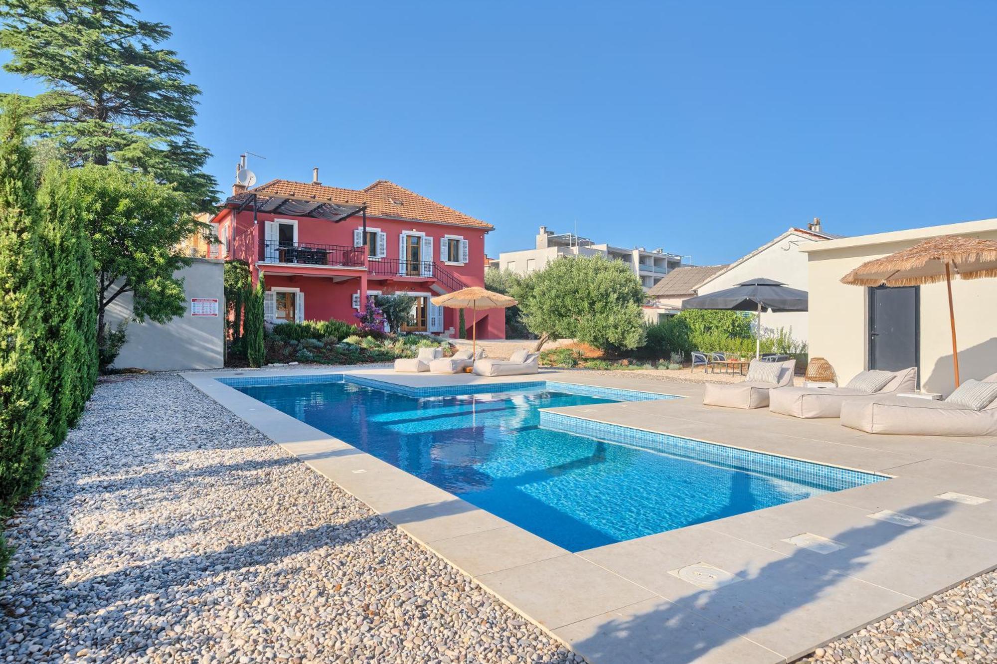 Hvar Luxury Villa And Pool With View In Heart Of Stari Grad Stari Grad  Bagian luar foto