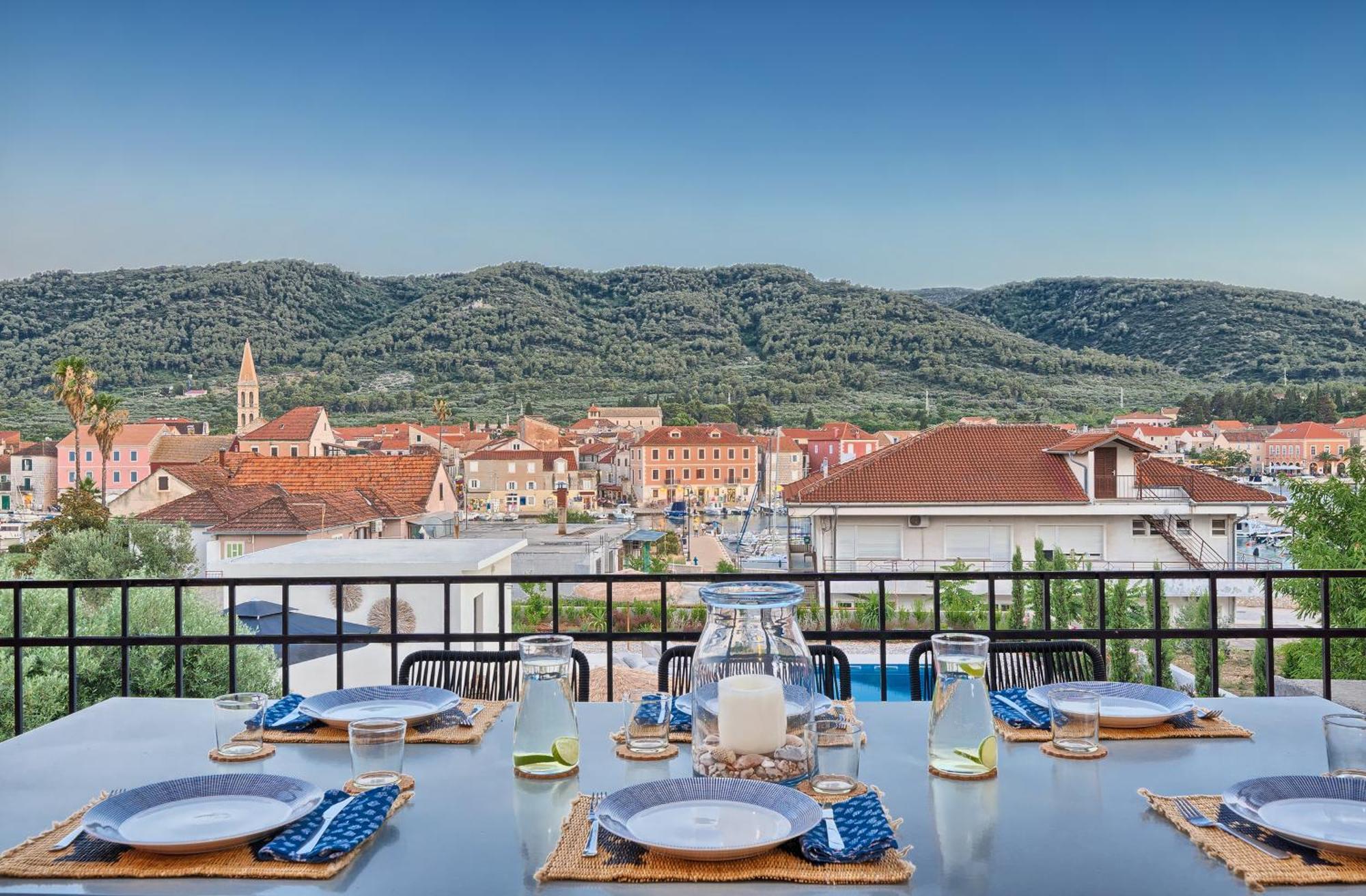 Hvar Luxury Villa And Pool With View In Heart Of Stari Grad Stari Grad  Bagian luar foto