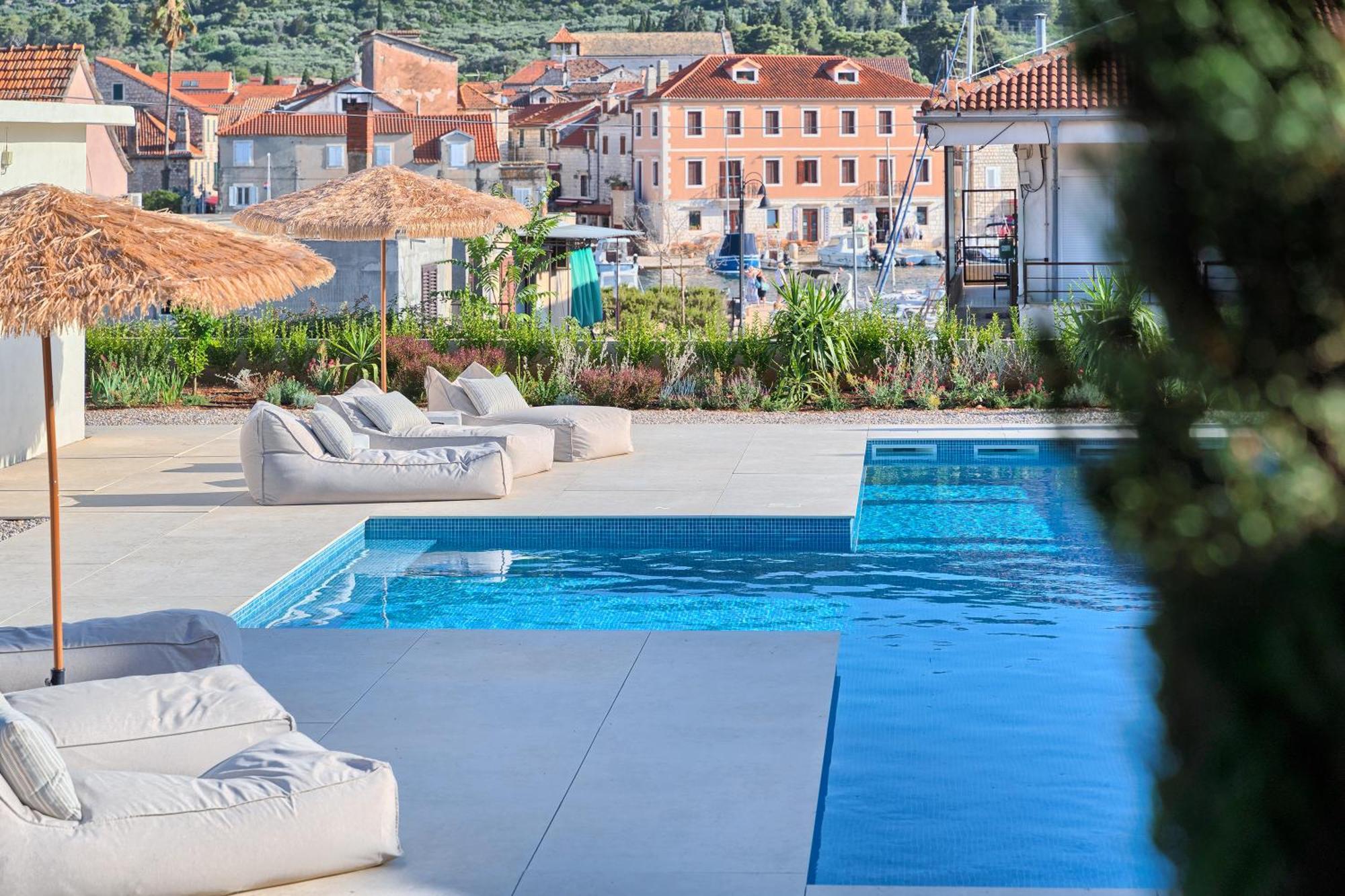 Hvar Luxury Villa And Pool With View In Heart Of Stari Grad Stari Grad  Bagian luar foto